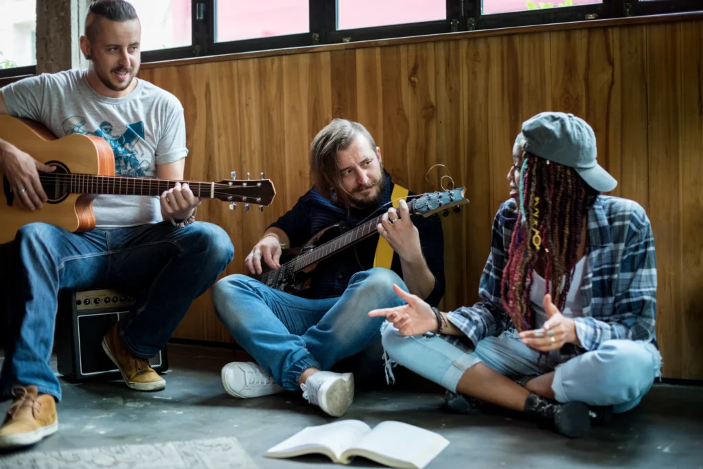 Personalised in-person guitar lessons with professional tutors