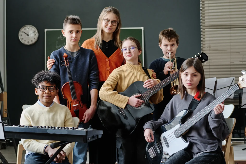 Professional music lessons for schools and students
