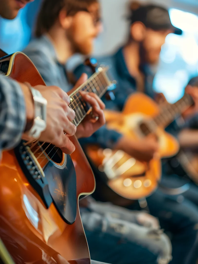 School guitar classes for students with professional guitar teachers